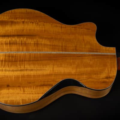 2022 Cort Gold Edge - Natural | All Solid Grand Auditorium Acoustic Guitar Torrefied Sitka Spruce Top Myrtlewood L.R. Baggs Anthem Pickup | OHSC image 10