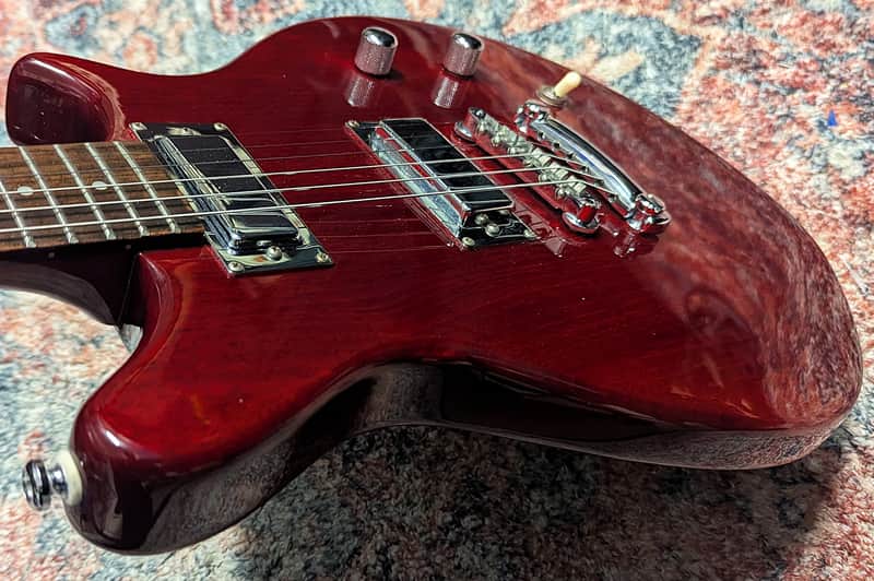 1996 Hamer Slammer Series Eclipse - Cherry With Hard Case | Reverb
