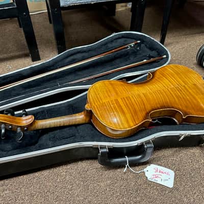 Used Ägidius Sebastian Klotz Fecit Mittenwald Vintage 4/4 full size Violin w/ hard case w/ Pickup image 10