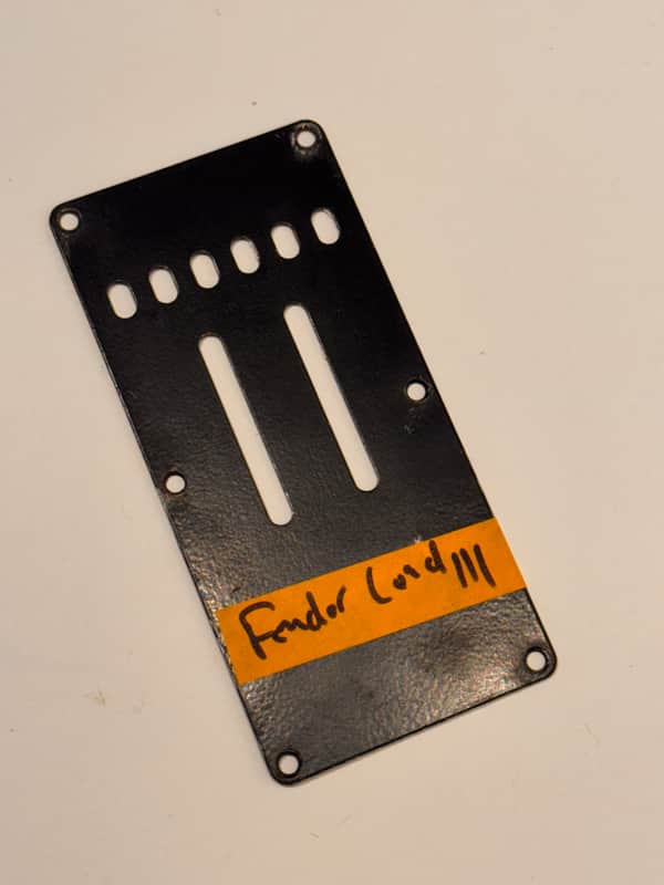 Fender Lead III Tremolo Cavity Back Plate 1982 image 1