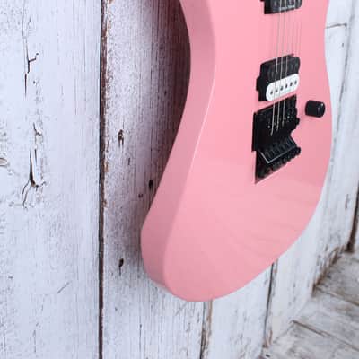 Dean NV24 NashVegas Select Floyd Roasted Maple Electric Guitar Shell Pink image 8