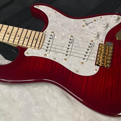 NEW ! Fender Richie Kotzen Stratocaster - Transparent Red Burst - Made in Japan - Authorized Dealer - 8.1 lbs - G05405 image 8
