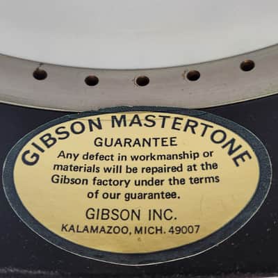 1973? Gibson RB-250 Mastertone 5-String Banjo with Case and Archtop Tone Ring image 10