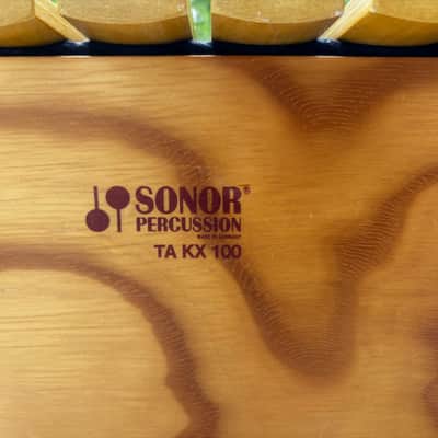 Sonor TAKX100 Palisono Tenor Xylophone 1992 - Rosewood/Pinewood Reso Box image 6