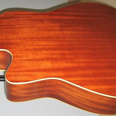 Yamaha FGC-TA TransAcoustic Cutaway Acoustic Electric Dreadnought Guitar - Natural image 7