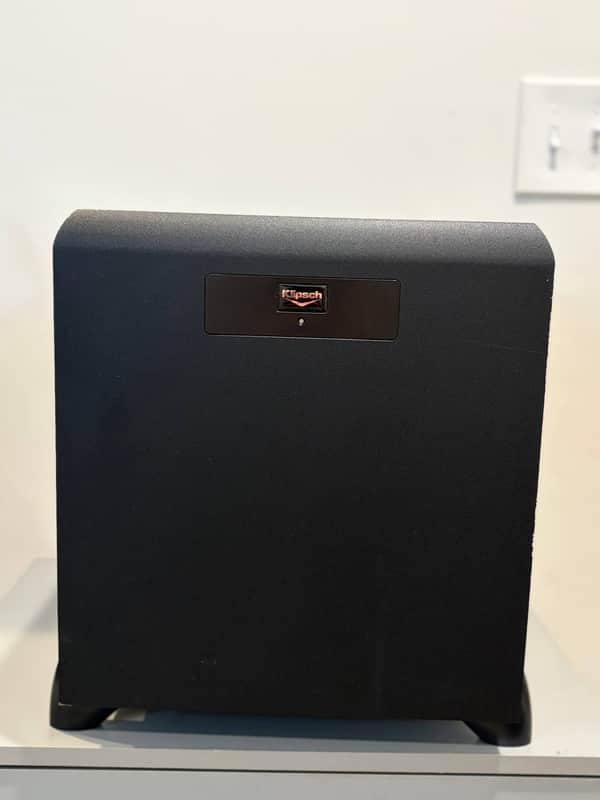 Klipsch SW-350 Powered Subwoofer 8" Down-Firing 350W Home Theater Bass Tested image 1