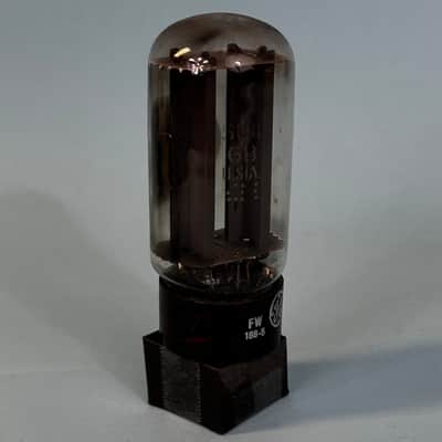 1966 General Electric 5U4GB Vintage GE Gray Plate Side Getter Rectifier Tube T404 image 4