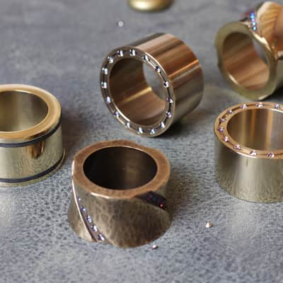 Gen Sax "REBEL" Alto Saxophone Clarinet Ligature Sound Booster | Heavy Mass Ring Ligature Bronze image 10