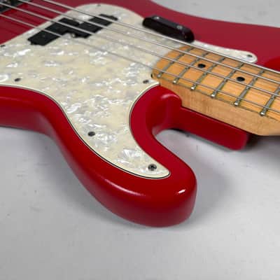 1979 Fender International Series Precision Bass Moroccan Red w/OHSC image 17
