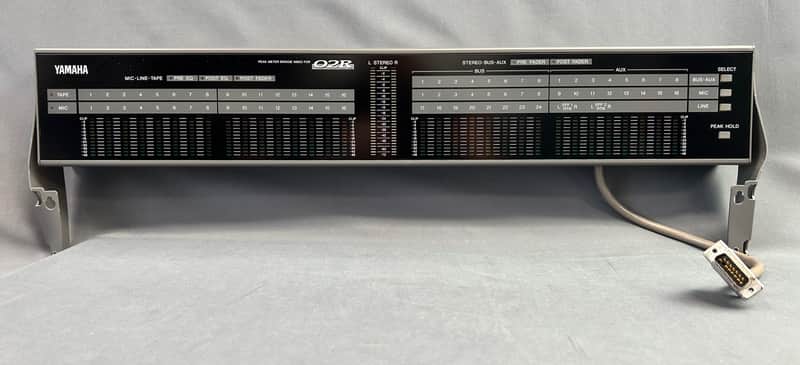 Yamaha MB02 02r Peak Meter Bridge - Grey image 1