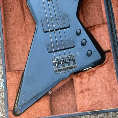 1985 Ibanez Destroyer Bass DB700 BK Vintage Japan Bass Guitar W/ OHSC - X Series image 2