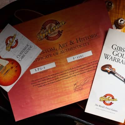 Gibson Custom shop Historic'59 1959 Vos Iced Tea Burst 2004 image 4