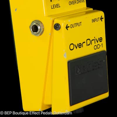 Boss OD-1 Overdrive 1983 Japan s/n 327400 with JRC4558DD op amp Japan image 2