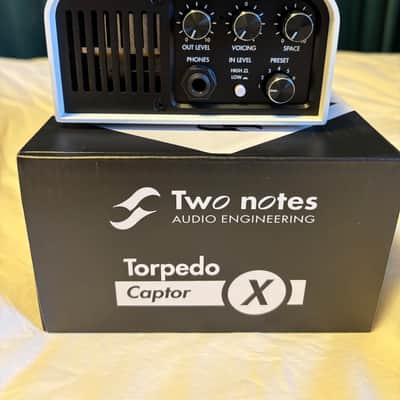 Two Notes Torpedo Captor X 8ohm Stereo Reactive Load Box / Attenuator 2020 - White image 1