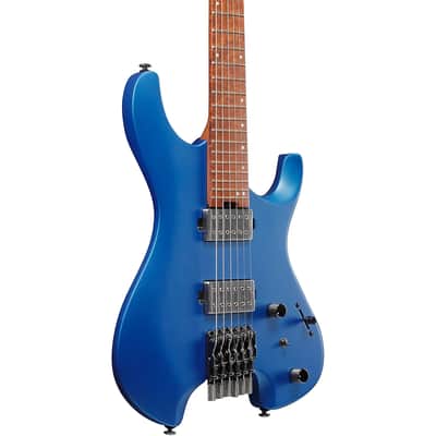 Ibanez Quest Standard Q52-LBM 6-String Headless Solid Body Electric Guitar with Roasted Birdeye Maple Fretboard, Right-Handed, Laser Blue Matte image 6