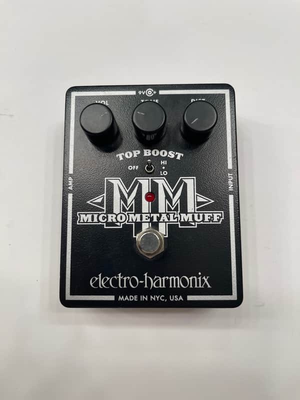 Electro Harmonix Micro Metal Muff With Top Boost Distortion Guitar Effect Pedal image 1