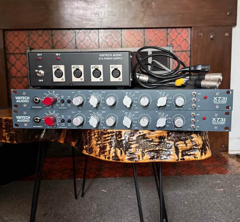 Vintech Audio X73i Mic Pre EQ Pair with PSU