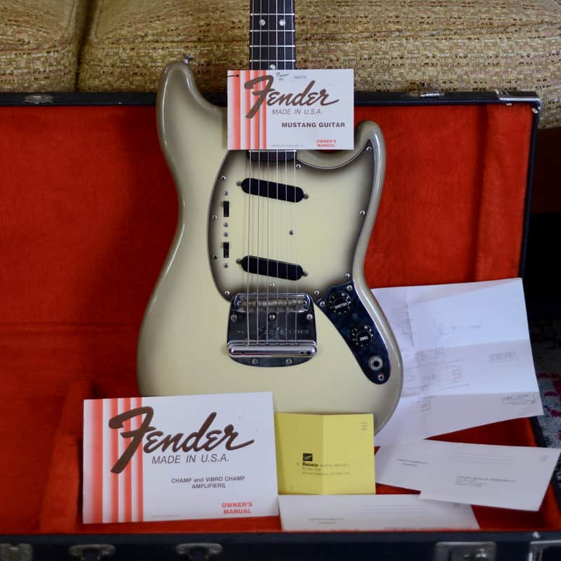 1978 Fender Mustang Antigua w/OHSC image 1