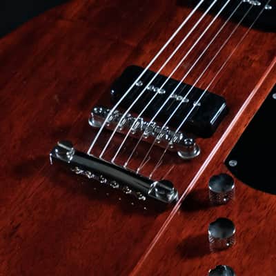 Eastman Juliet Solid Body, Vintage Red Finish, Bare Knuckle P-90s - NEW image 2