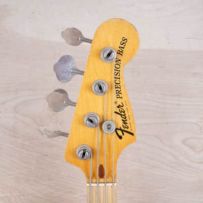 Fender Precision Bass 1975 Natural Vintage USA w/ OHSC image 4