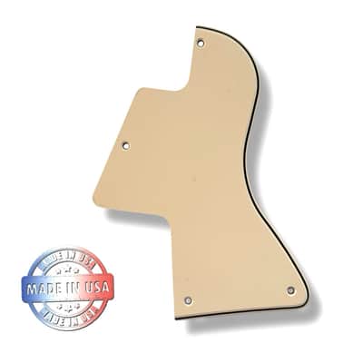 3 ply Cream WIDE BEVEL Pickguard for Gibson Les Paul Special P90 image 1