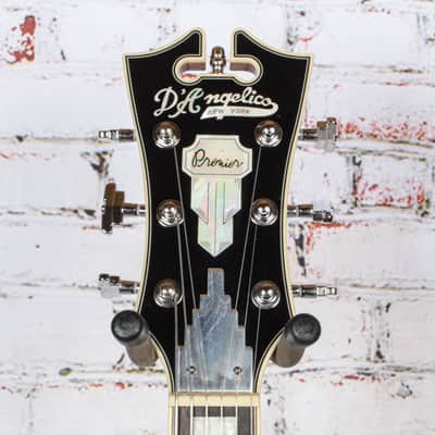D'Angelico Premier DC Semi-Hollow Electric Guitar Double Cutaway w/ Stop-Bar Tailpiece & HSC  Natural USED image 4