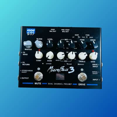 EBS MicroBass 3 Bass Preamp | Reverb