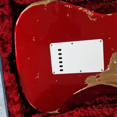 Fender Custom Shop '65 Stratocaster Heavy Relic Candy Apple Red Danish Pete image 9
