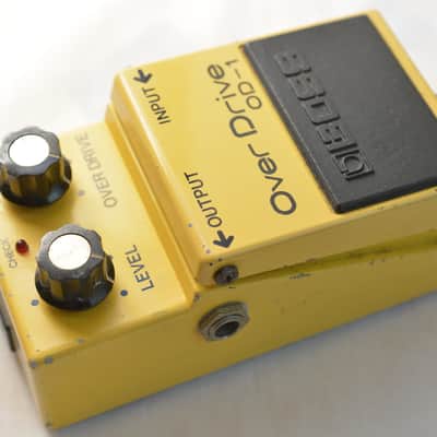 BOSS OD-1 Overdrive NEC C4558C Long Dash Made in Japan 1981 image 2