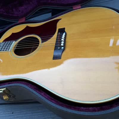 Late 60's Gibson Country Western Acoustic w/vintage hardshell case image 5