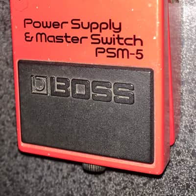 Boss PSM-5 Power Supply & Master Switch (Black Label) 1982 - 1983 - Red image 1