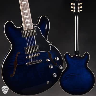 2024 - Gibson ES-335 Figured Custom Color Deep Ocean Burst 8.1 #233240186 image 1