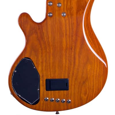 Lakland 55-94 Deluxe 5 String Translucent Amber image 4
