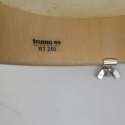 Studio 49 10"RT250 Framedrum Hand Drum Natural Calf Skin 4x Tunable Lugs Germany image 5