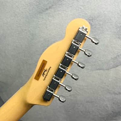 Squier Loaded Telecaster Neck with Block Inlays, Charcoal Frost Metallic Painted Headstock Face image 3