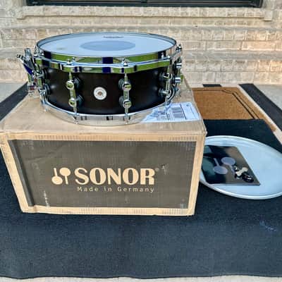 Sonor SQ2 Medium Maple 5.5x14” snare drum 2022 - Dark Roots Satin image 9