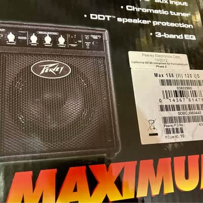 Peavey MAX 158 15-Watt 1x8" Bass Combo 2000s - Black image 2