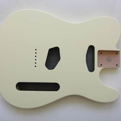 TELE Body /Alder 2-Piece/ Cream - Nitro Finish/ Telecaster- (Fits Fender, Warmoth etc. ) image 2