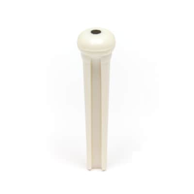 Graph Tech TUSQ Martin Style WHITE Acoustic Guitar Bridge Pins, BLACK DOT image 8