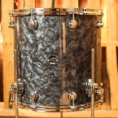 DW Performance Black Diamond Floor Tom - 16x16 image 1