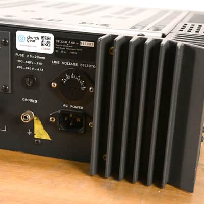 Studer A68 Stereo Power Amplifier CG00Z45 image 7