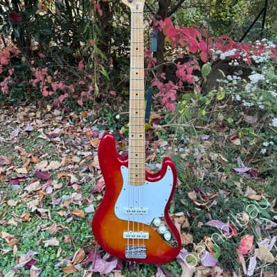 1978 Fender Jazz Bass - Cherry Burst - Dots & Binding - OHSC image 20