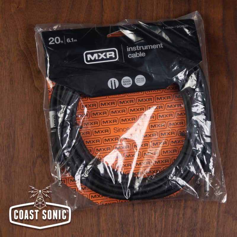 MXR DCIS20 Instrument Cable 20' Straight/Straight Standard
