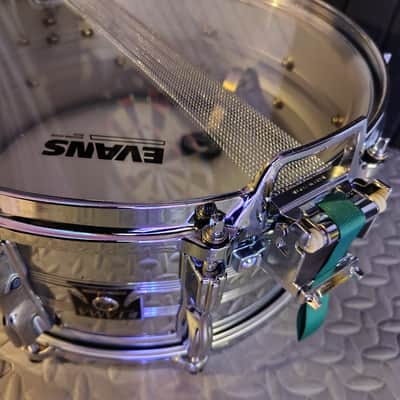 Vintage TAMA Mastercraft 8056 Steel Snare 1985/86 in Polished Mirror Chrome image 15