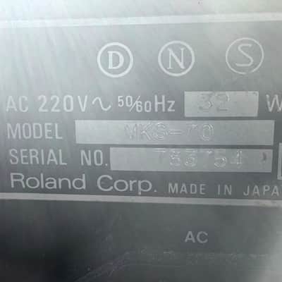 Roland MKS-70 Rackmount Analog Synthesizer 1986 - 1990 - Black image 3