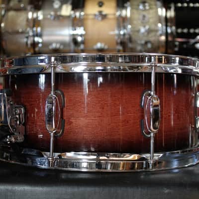 Tama 6x14 Superstar Snare Drum in Dark Cherry Fade image 3