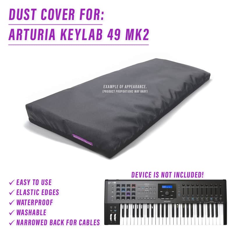 DUST COVER for Arturia KeyLab 49 Mk1, Mk2 image 1