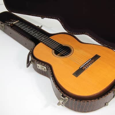 Vintage 1965 Giannini Model 522 Brazilian Rosewood Classical Guitar with Original Hard Shell Case! image 3