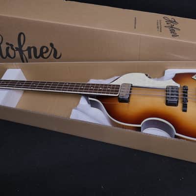 B STOCK Hofner HCT-500/1-SB Contemporary Series VIOLIN Beatle Bass Brown Sunburst Vintage Look.. image 1