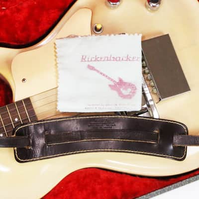1959 Rickenbacker Combo 600 Vintage Electric Guitar – Rare 100% All Original Blonde ’59 Combo, Anodized Gold Small Guard & Logo, Horseshoe Pickup, Super Clean w/ OHSC (6C75) image 6